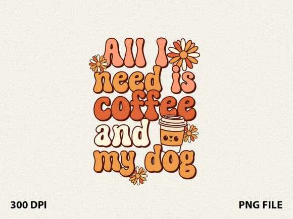 Coffee Lover Dog Mom T-Shirt