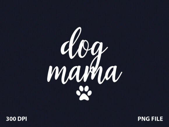 Cute Dog Mama Paw Dog Mom T-Shirt Graphics