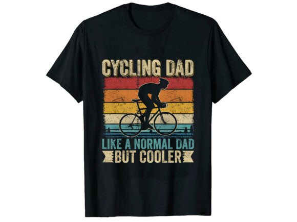 Cycling Dad Father’s Day T-Shirt Graphics