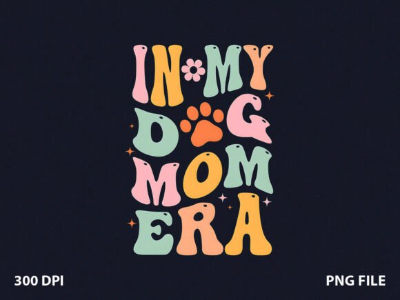 In My Dog Mom Era Dog Mom T-Shirt Graphics
