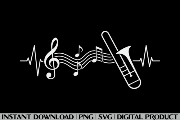 Trombone Player Musician Instrument Tee Graphics